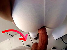 Horny Unknown Milf Let me Touching my Big Dick on her Ass inside Subway in Brazil and she liked!