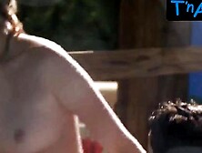 Katy Marie Johnson Lesbian,  Butt Scene in 2001 Maniacs: Field Of Screams