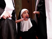 Silvia Saige Dresses As A Nun Loves To Eat Cum From Her Lovers