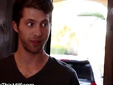 Step-Mom's Hot Blowjob Session - Stepson Gets His Old Lady Fixed