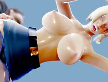 3d Blonde Deepthroat