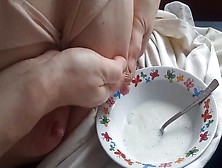 Milking Boobs. Spray Milk. Mom. Lactation