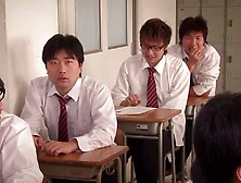 Japanese Students Dicking Fat Ass Milf Teacher In Classroom