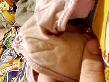 Masterbating in granny panties