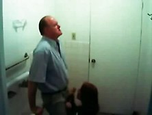 Voyeur Teen Old Guy Blowjob Toilet Hidden