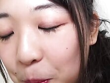 Riho Machida takes off her costume to play into her Bae panties two