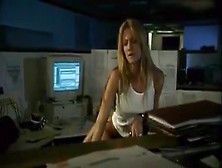 Blonde Lesbians Fuck In Office