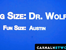 Dr Wolf Rams His Raw Manhood Inside Austin Youngs Tight Hole In Doggy Style