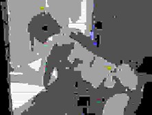 Im schwarzen Slip vor dem Fenster gefickt