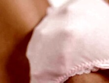 Seductive babe plays with her pussy and her clit