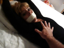 Sexy Blonde Milf Fingering On Bed