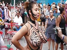 Big Boob Bodypainting 001