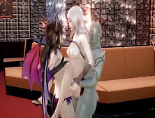 3D Porn - Succubus And Monster Threesome