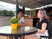 MI HERMANASTRA QUIERE QUE LE ENSEÑE A BESAR PERO NO AGUANTE A FOLLARLA PARTE two