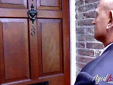 OLDNANNY Horny mature enjoyed lesbian sex with two girls