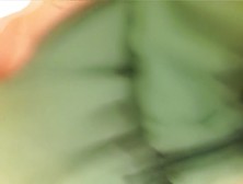 Sexy upskirt (fake) girl also shows her hottest downblouse