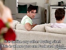 Anya Olsen's Step-Mother Gives Her A Surprise Christmas Present - POV Blowjob & Creampie