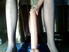 Using Two Big Dildos: The 10 & 15 Inch.