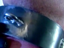 Leather Domination - Mistress Callahan Tormenting Her Slave With Clips And Nipple Clamp