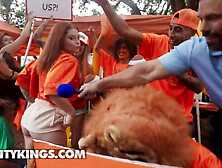 REALITY KINGS - College Gals Sky Wonderland & Katerina Deville Are Massive Football Fans & Weenie Lovers