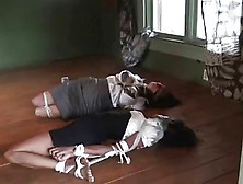 Two Women Hogtied