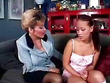 Mom Seduces Young Girl And Fucks Her With A Strapon