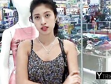 Shy Asian Girl Picked Up In A Mall Needs To Take A Shower First To Fuck And Suck With Total Comfort.