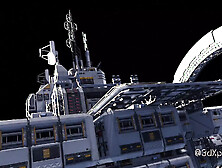 The Best Sex in Space.  Hot Japanese Babe Gets Fucked Hard on Orbital Space Station