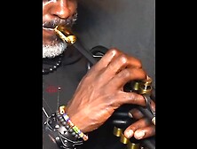 Eli Daniel aka Naked Trumpeter playing “Sun Flower”