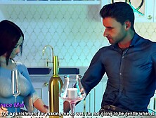 MissKitty2K's Summertime Saga: Be Flirtatious in Hentai Porn with FFM Threesome Action