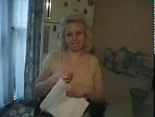 Amateur Mature Chubby Gets 2 Cocks Fucking Hard