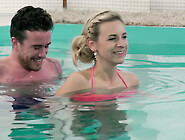 Pretty Czech Bianca Ferrero gets cum on tits