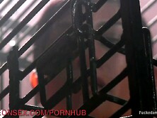 Caged Angel Screws And Sucks