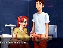 Car Toon - Looker Room Fun With Class Mate Summertime Saga Gameplay