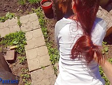 Cum in panties and pull them up before the picnic