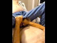 Daddy mounts his husband in crotchless jeans with his ex-wife watching (pt. three)
