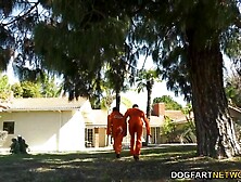 Prison Fugitives With Large Ebony Ramrod Bang Eliza Ibarra In Front Of Her Cuckold Spouse