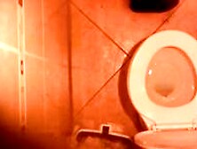 Hidden Camera Over The Toilet