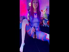 Dva Tortures Clit With Vibrating Wand