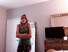 Slutty Long Hooters Blonde Step Sister Fucks Innocent Brother As