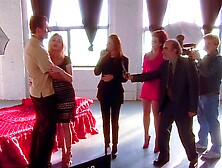 Stunning Participants Make A Saucy Group Sex Session Extra-Hot.