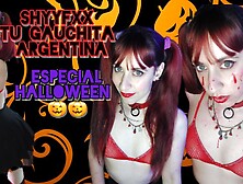 ShyyFxx Vendedora caperucita se mete en la casa de alguien muy peligroso...  JOI ROLEPLAY de terror!