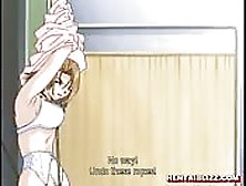 Roped Japanese Anime Fingering Pussy