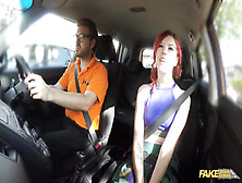 Fake Driving School - Instructor Fucks Frustrated Redhead 1 - Ryan Ryder