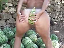 Kinky Watermelon Pussy Play