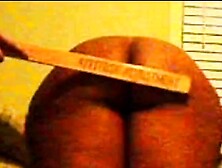 Bent Over For The Ruler