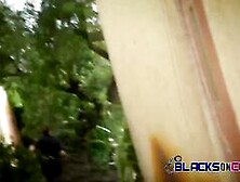 Black Dude Has To Smell And Lick Some Officers' Assholes