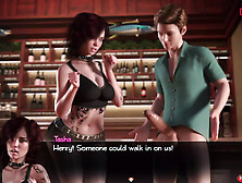 Tasha gave hand-job fingered and banged on the bar table - Treasure of Nadia