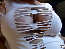 Alexis Fayes Sensual Erotic Dance in Spotlight - POV