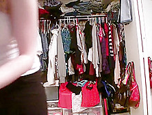 Karoline Kelly Changing Lingerie At Home.